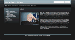 Desktop Screenshot of marie-eveskielson.com